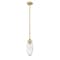 Z-Lite Arden Pendant, 1-Light, 4.5 In.W x 11.5 In.H, Rubbed Brass/Clear 651P-ROD-RB - alternate 5